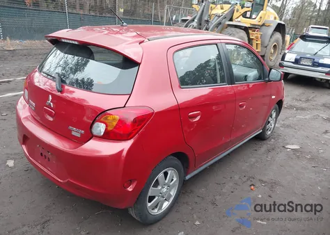 2015 Mitsubishi Mirage Rf z USA, uszkodzony, nr VIN ML32A4HJ6FH059285